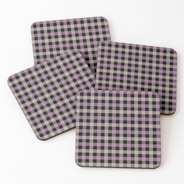 Item preview, Geometric Black and Pink Checkered Pattern designed and sold by NNhu.