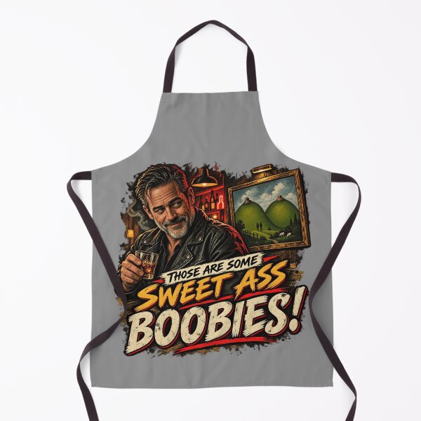Item preview, Negan Sweet Ass Boobies Quote for Fans designed and sold by POD DYNASTY | Original Print On Demand T-Shirt Graphics.