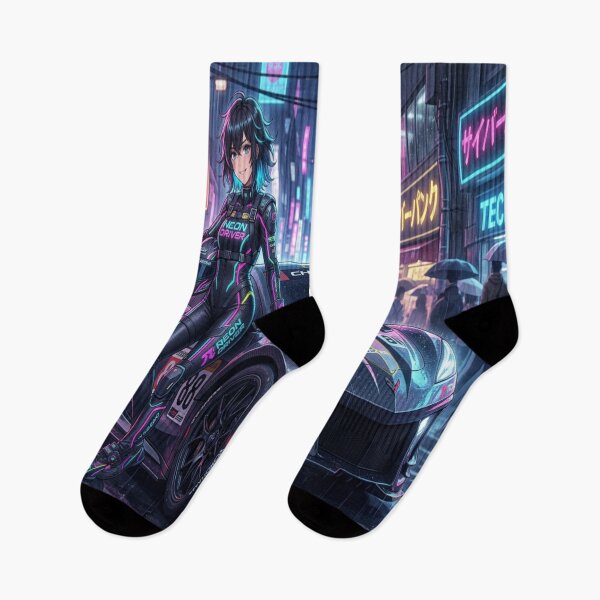 Item preview, Cyberpunk & Competition Girl | Anime Art designed and sold by JMAVILA ART.