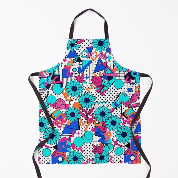 Item preview, Retro 80s Memphis Floral Geometric Pattern designed and sold by Owcomm.