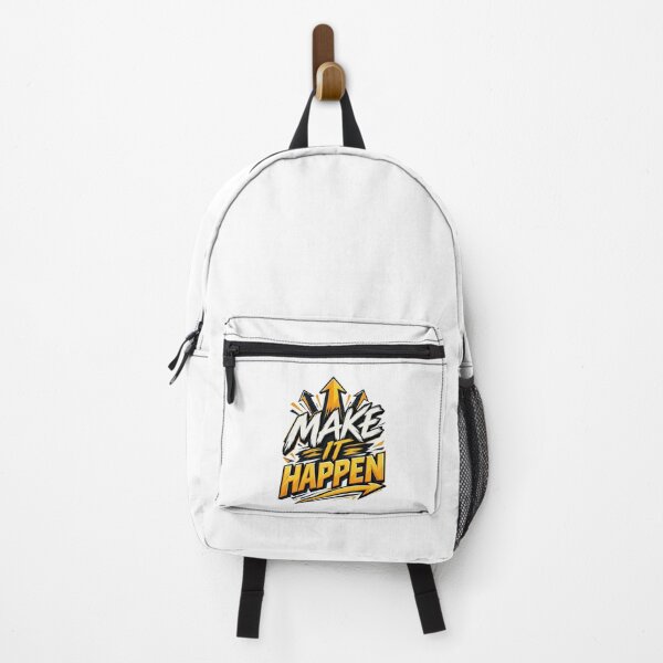 Item preview, Make It Happen Motivational Quote Typography designed and sold by adlkh.