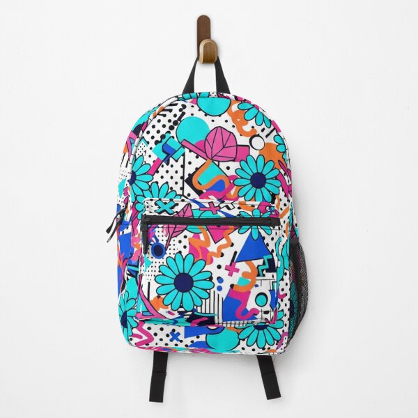Item preview, Retro 80s Memphis Floral Geometric Pattern designed and sold by Owcomm.