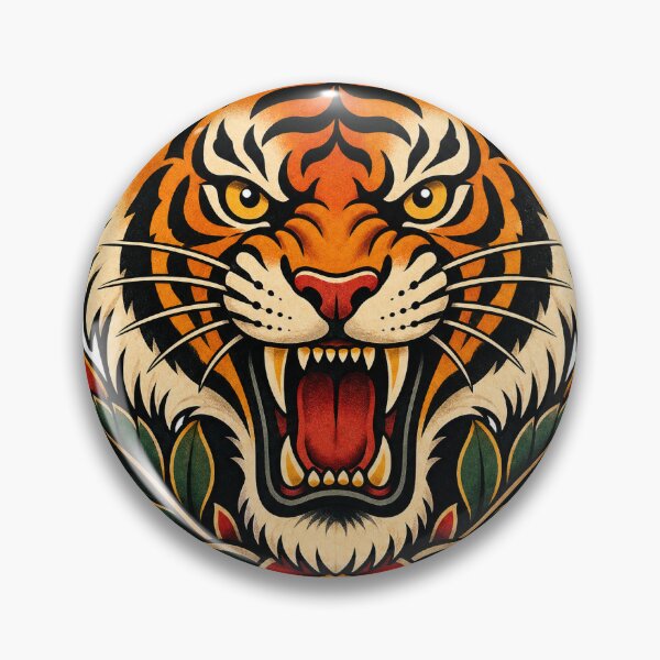 Item preview, a roaring tiger head designed and sold by Figurativa.