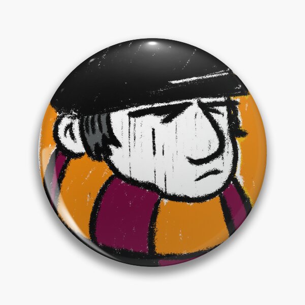 Item preview, Classic Football Fan Art | Footy Terrace Supporter | Claret & Amber Scarf designed and sold by GWARTGB.