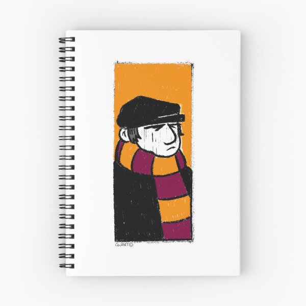 Item preview, Classic Football Fan Art | Footy Terrace Supporter | Claret & Amber Scarf designed and sold by GWARTGB.