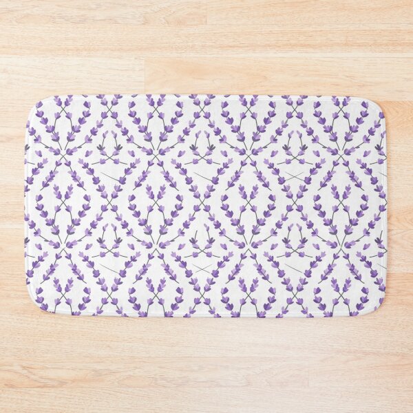 Item preview, Elegant Purple Lavender Floral Pattern Design designed and sold by Owcomm.