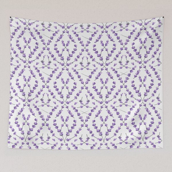 Item preview, Elegant Purple Lavender Floral Pattern Design designed and sold by Owcomm.