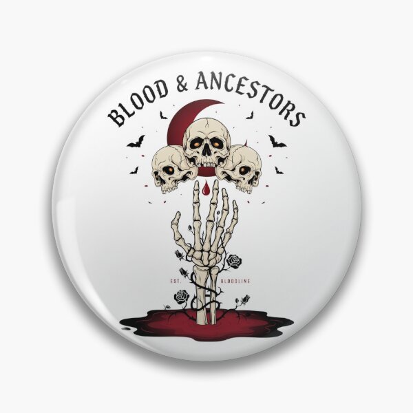 Item preview, Blood & Ancestors T-Shirt | Skull Roses Dark Heritage Halloween Graphic Tee v3 designed and sold by DarylWelsh2024.