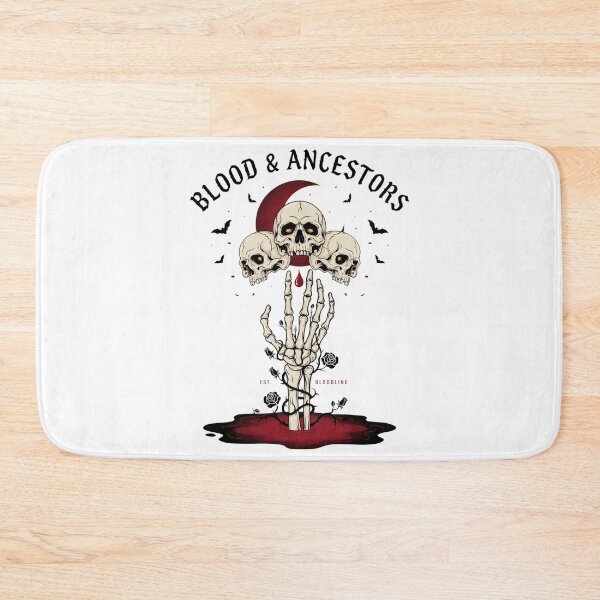 Item preview, Blood & Ancestors T-Shirt | Skull Roses Dark Heritage Halloween Graphic Tee v3 designed and sold by DarylWelsh2024.