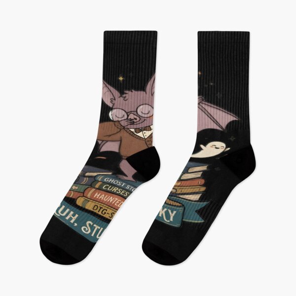 Item preview, Bruh Study Spooky Bat Student Books Art designed and sold by DailySparks.