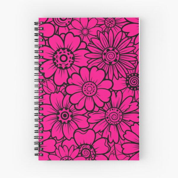 Item preview, Vibrant Hot Pink Floral Garden Pattern designed and sold by Owcomm.