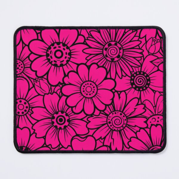 Item preview, Vibrant Hot Pink Floral Garden Pattern designed and sold by Owcomm.
