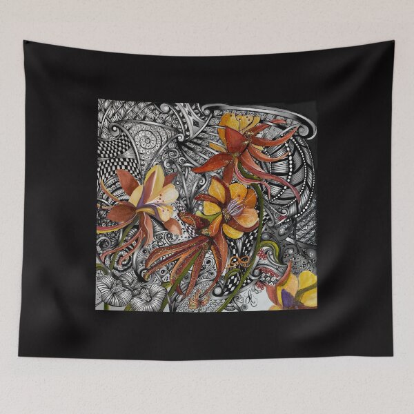 Item preview, Zentangle Bloom After Stillness designed and sold by LorieFossaArt.