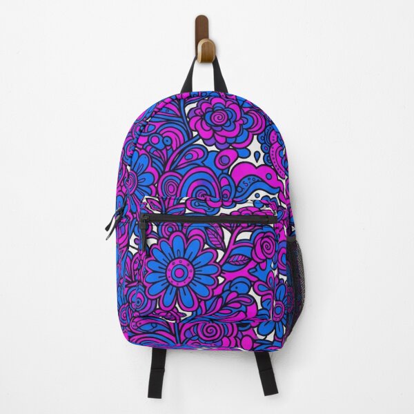 Item preview, Vibrant Blue And Magenta Floral Seamless Pattern designed and sold by Owcomm.