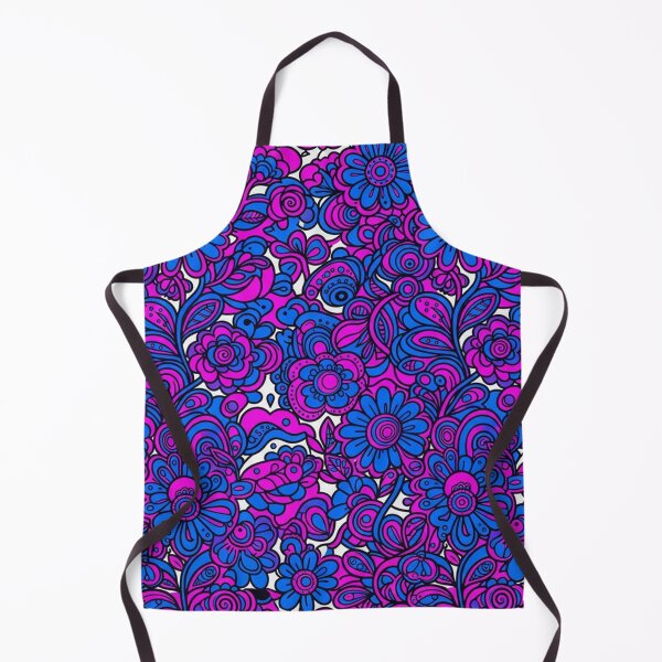 Item preview, Vibrant Blue And Magenta Floral Seamless Pattern designed and sold by Owcomm.