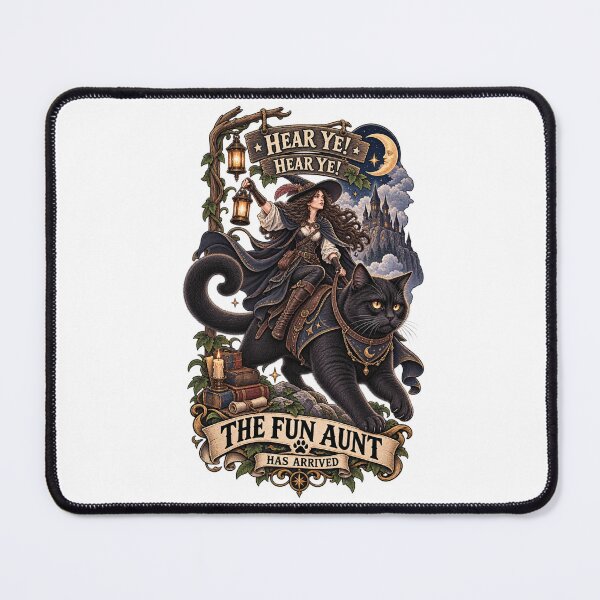 Item preview, Funny Hear Ye Hear Ye The Fun Aunt Has Arrived Knight Cat designed and sold by CirceRavens.