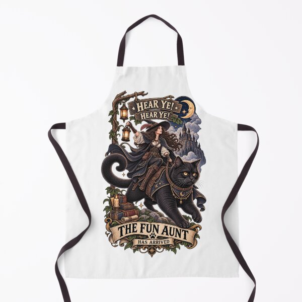 Item preview, Funny Hear Ye Hear Ye The Fun Aunt Has Arrived Knight Cat designed and sold by CirceRavens.