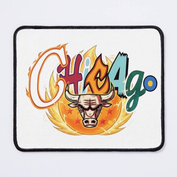 Item preview, Fiery Chicago Bull Graffiti Dragon Ball Graphic designed and sold by BlasiseDS.