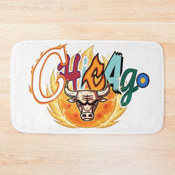 Item preview, Fiery Chicago Bull Graffiti Dragon Ball Graphic designed and sold by BlasiseDS.