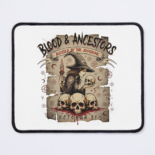 Item preview, Blood & Ancestors T-Shirt | Skull Roses Dark Heritage Halloween Graphic Tee v5 designed and sold by DarylWelsh2024.