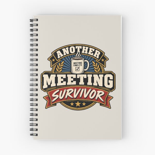 Item preview, Another Meeting Survivor – Funny Office Work Humor designed and sold by Stylecombinator.