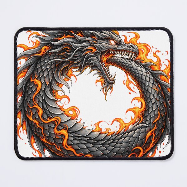 Item preview, Flamebound Ouroboros Dragon designed and sold by Ceylune.