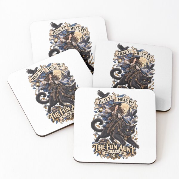 Item preview, Funny Hear Ye Hear Ye The Fun Aunt Has Arrived Knight Cat designed and sold by CirceRavens.