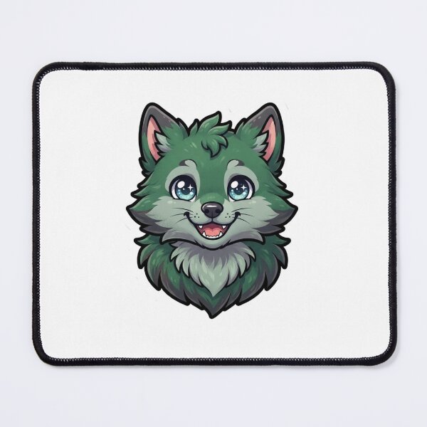Item preview, Cute Green Fox Sticker | Kawaii Chibi Furry Fox Fursona Art | Fursuit Fandom Gift designed and sold by HOODYBUDSTYLES.