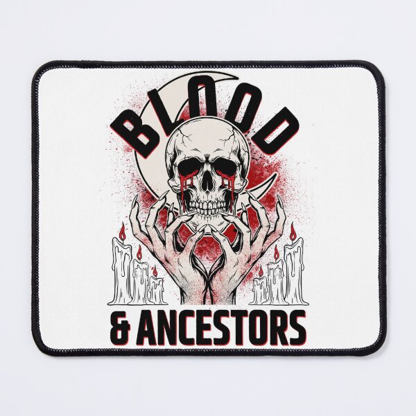 Item preview, Blood & Ancestors T-Shirt | Skull Roses Dark Heritage Halloween Graphic Tee v7 designed and sold by DarylWelsh2024.
