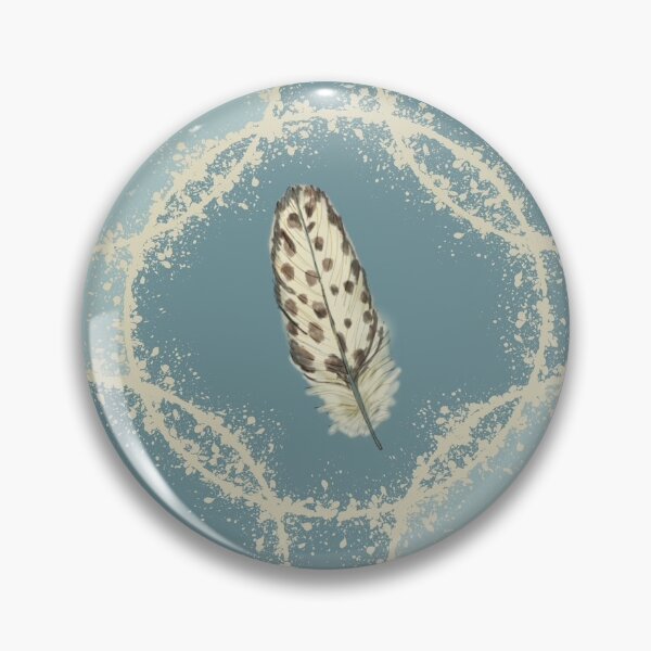 Item preview, Feather Blue Circle Background designed and sold by TheBlueHaven.