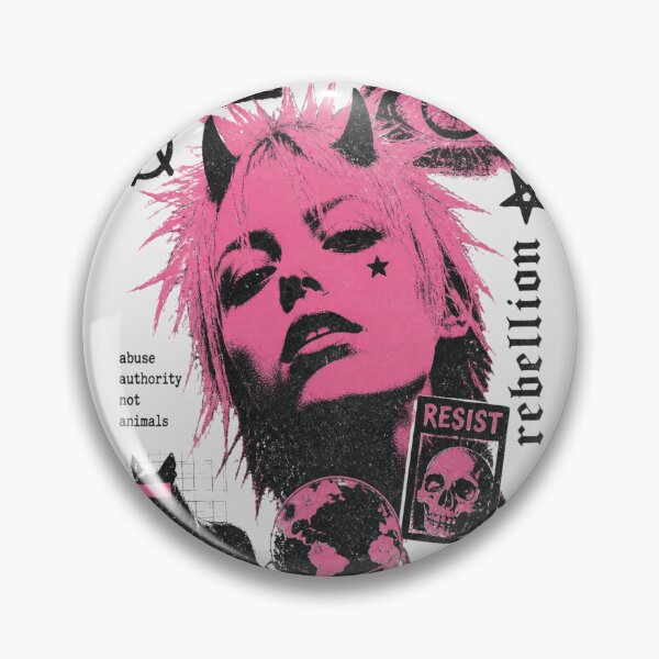 Item preview, Question Everything Punk Rebellion - Pink Grunge Streetwear Graphic designed and sold by ERODED SELF.