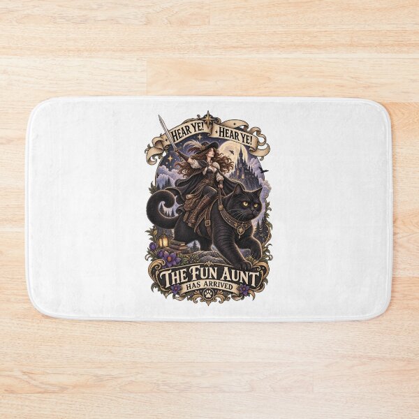 Item preview, Funny Hear Ye Hear Ye The Fun Aunt Has Arrived Knight Cat designed and sold by CirceRavens.