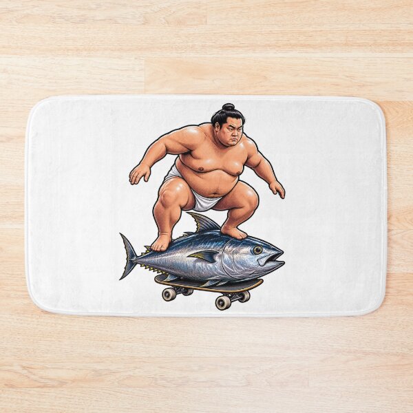 Artikelvorschau, Japanischer Sumo fährt Skateboard entworfen und verkauft von ichiyori.