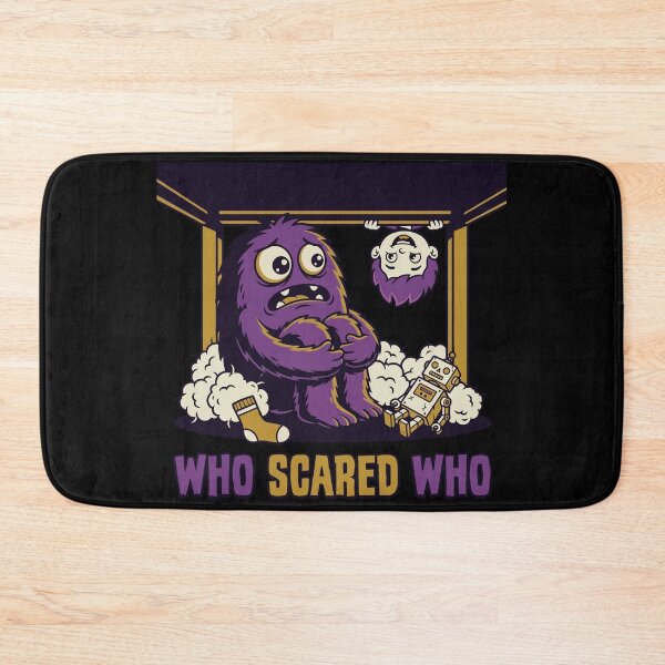 Item preview, HALLOWEEN Who Scared Who Funny Purple Monster designed and sold by Uglyandcute.