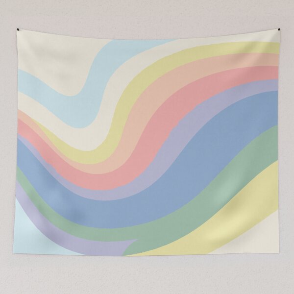 Item preview, Pastel Flowing Wave Abstract designed and sold by Ceylune.