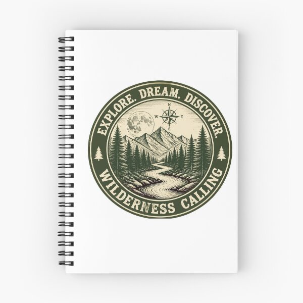 Item preview, Explore Dream Discover Wilderness Calling Badge designed and sold by Sticker Pulse.