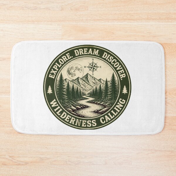 Item preview, Explore Dream Discover Wilderness Calling Badge designed and sold by Sticker Pulse.