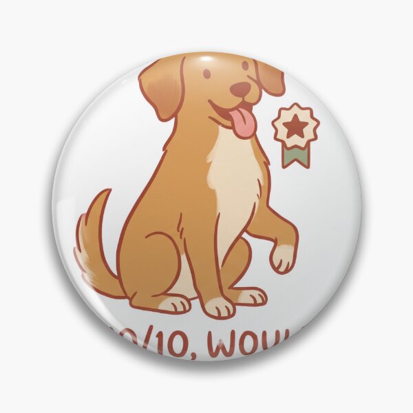 Item preview, 10 Out Of 10 Would Pet Again Funny Dog Illustration designed and sold by Ninjacatoff.