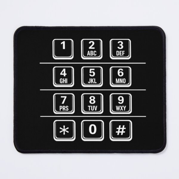 Item preview, Payphone/ATM Numbers Keypad (White) designed and sold by CamilasPrints.