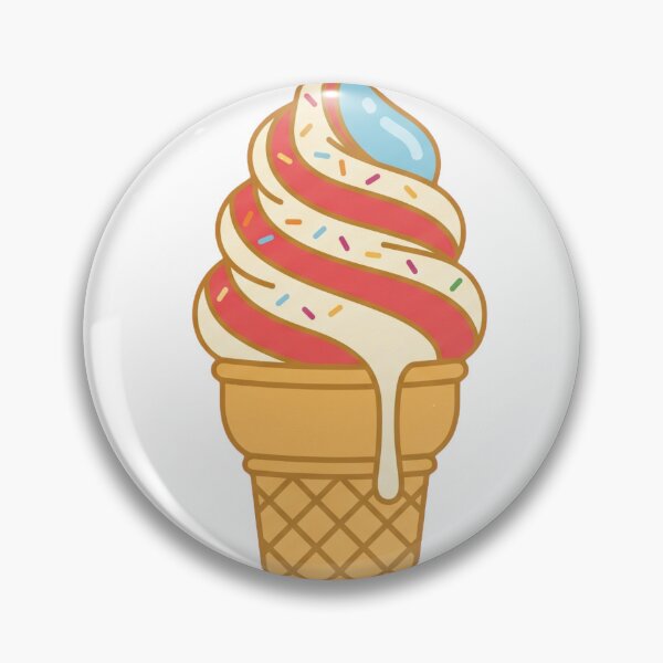 Item preview, Sunset Swirl Soft Serve Ice Cream Illustration Art designed and sold by Ninjacatoff.