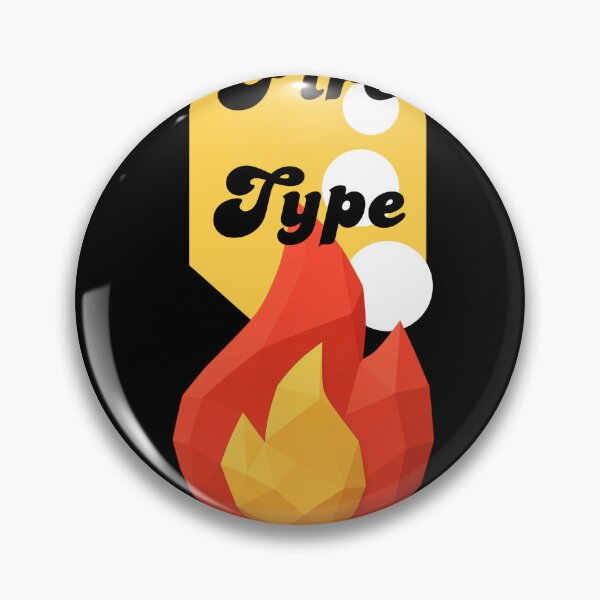 Item preview, Low Poly Flame Shield - Fire Type Gaming Emblem designed and sold by Samtexboom.