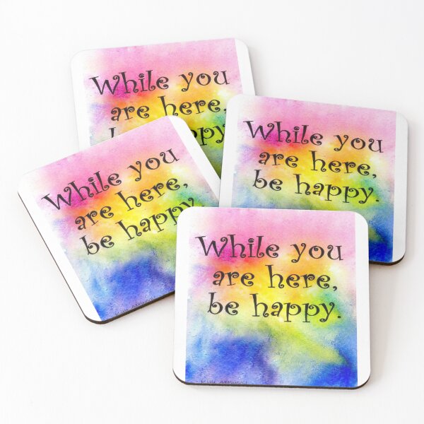 Item preview, While you are here be happy. abstract designed and sold by aswoa.