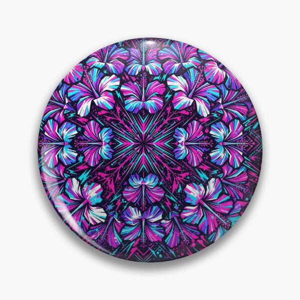 Item preview, Neon Hibiscus Electric Bloom Floral Pattern designed and sold by Owcomm.