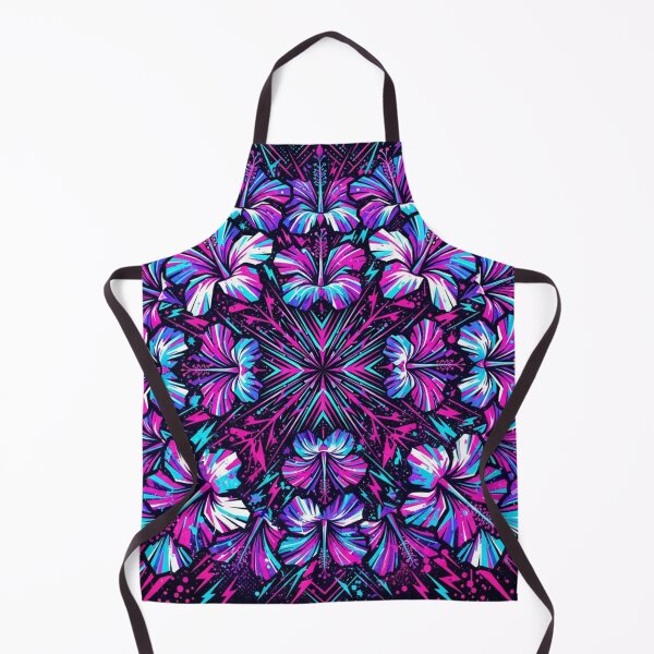 Item preview, Neon Hibiscus Electric Bloom Floral Pattern designed and sold by Owcomm.