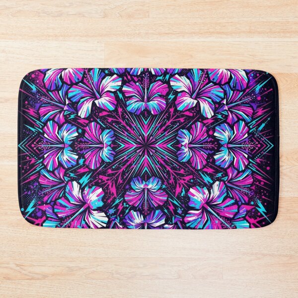 Item preview, Neon Hibiscus Electric Bloom Floral Pattern designed and sold by Owcomm.