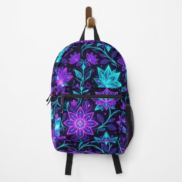 Item preview, Neon Cosmic Floral Botanical Pattern designed and sold by Owcomm.
