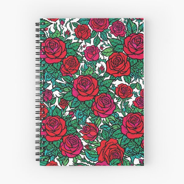 Item preview, Red Roses And Green Leaves Pattern designed and sold by Owcomm.