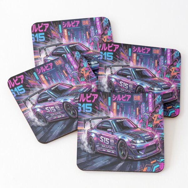 Item preview, Nissan Silvia S15 Cyber Drift | JDM Neon Art2. designed and sold by JMAVILA ART.