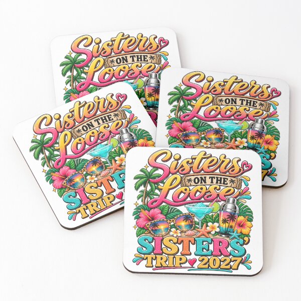 Item preview, Sisters on the Loose Sisters Trip 2027 Tropical Vacation Girls Getaway Beach Travel designed and sold by 76Valeria.
