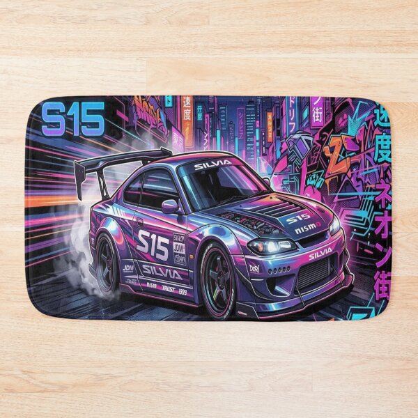 Item preview, Nissan Silvia S15 Cyber Drift | JDM Neon Art2. designed and sold by JMAVILA ART.
